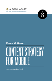 Boek: Content Strategy for Mobile door Karen McGrane